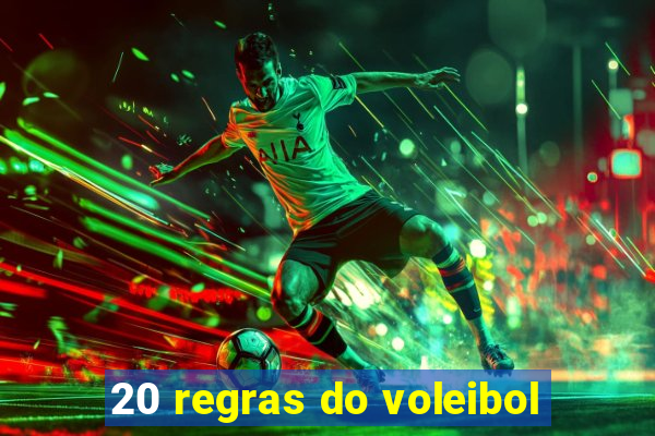 20 regras do voleibol